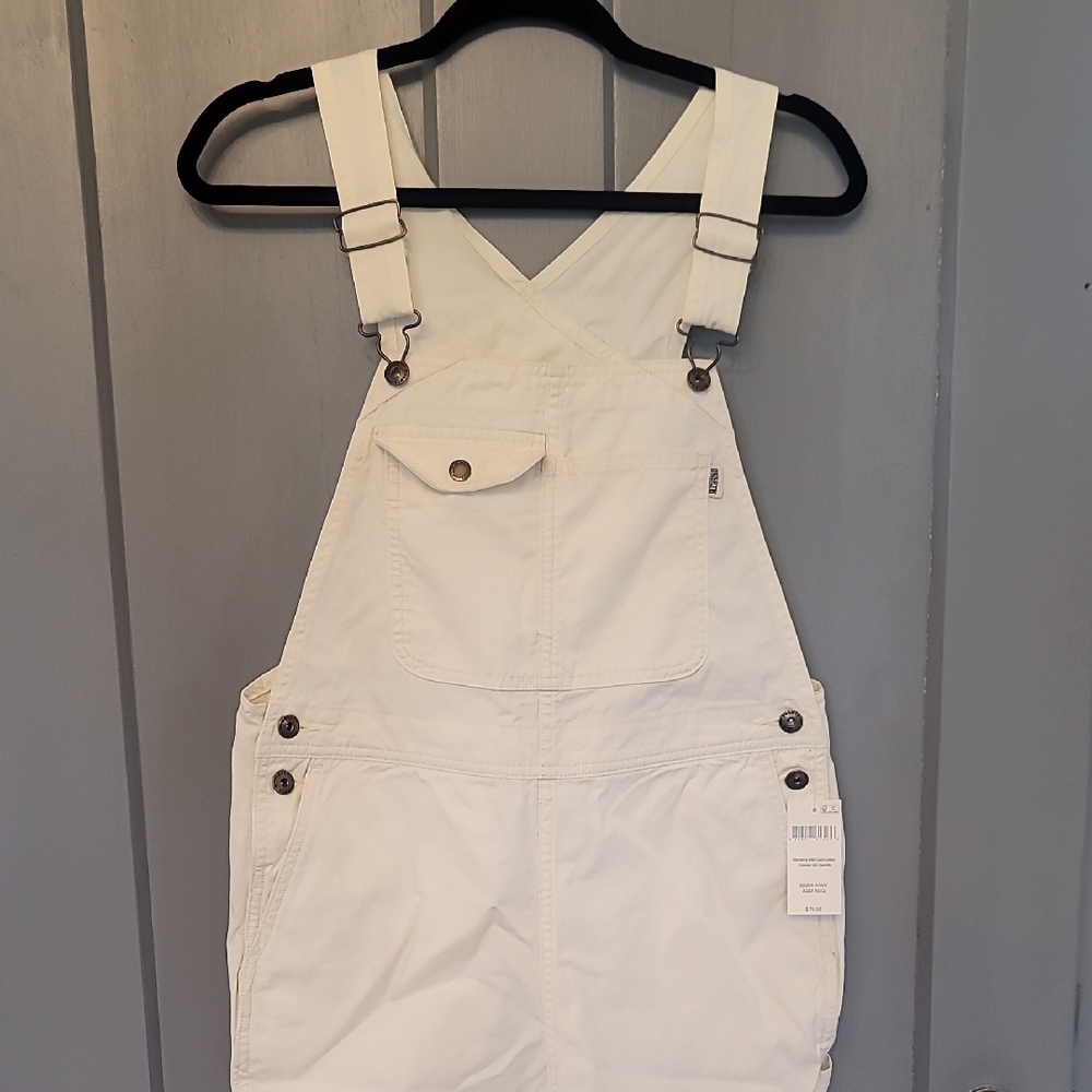 Duluth Trading Co Cream Overalls